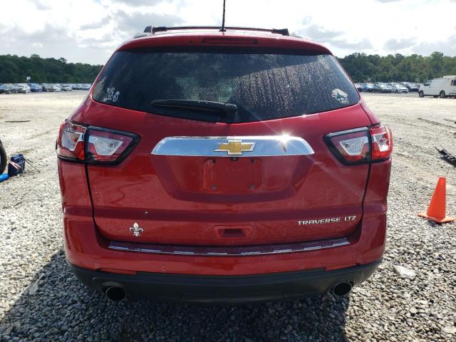 1GNKRJKD3EJ216387 - 2014 CHEVROLET TRAVERSE LTZ RED photo 6