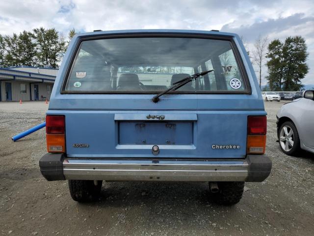 1J4FJ38L2KL404470 - 1989 JEEP CHEROKEE PIONEER BLUE photo 6