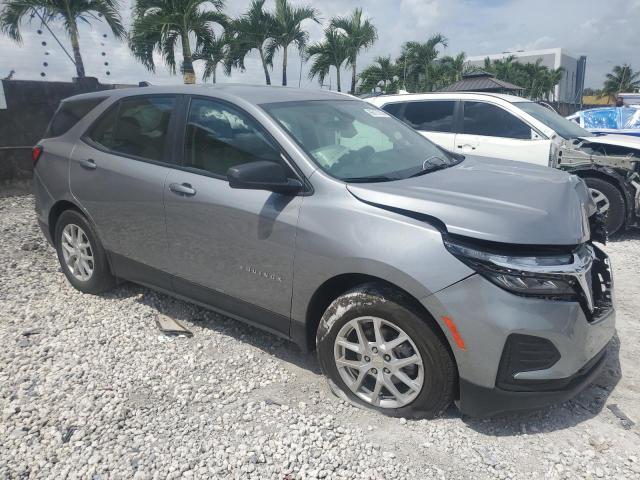 3GNAXHEGXPL223722 - 2023 CHEVROLET EQUINOX LS SILVER photo 4