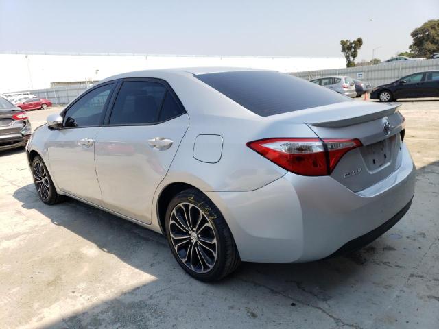 5YFBURHE3FP364106 - 2015 TOYOTA COROLLA L SILVER photo 2