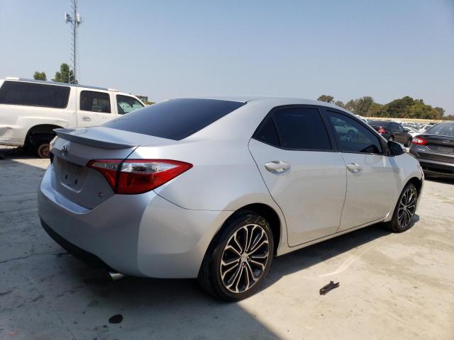 5YFBURHE3FP364106 - 2015 TOYOTA COROLLA L SILVER photo 3