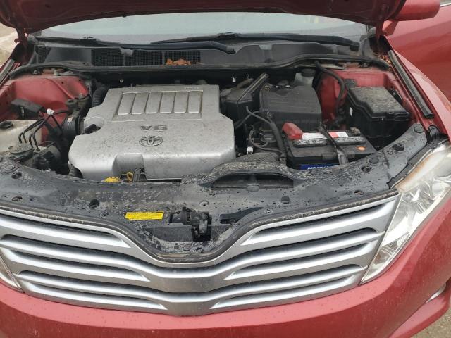 4T3ZK3BB2AU031197 - 2010 TOYOTA VENZA RED photo 12