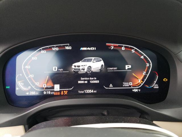 5UXTY9C09M9F37913 - 2021 BMW X3 XDRIVEM40I თეთრი ფოტო 9