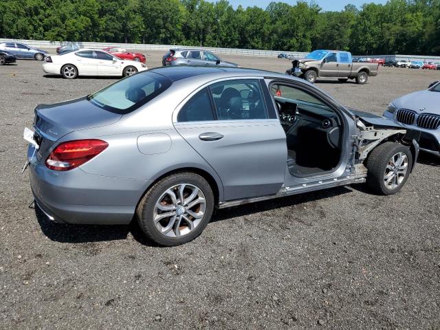 55SWF4KB2FU088573 - 2015 MERCEDES-BENZ C 300 4MATIC SILVER photo 3
