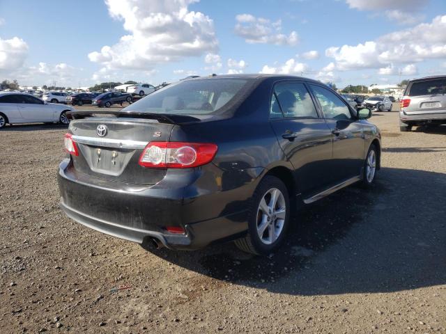 5YFBU4EE8BP001379 - 2011 TOYOTA COROLLA BASE BLACK photo 4