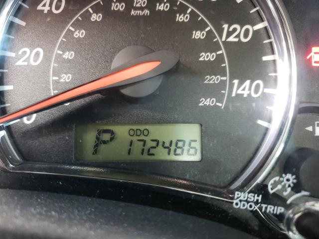 5YFBU4EE8BP001379 - 2011 TOYOTA COROLLA BASE BLACK photo 8