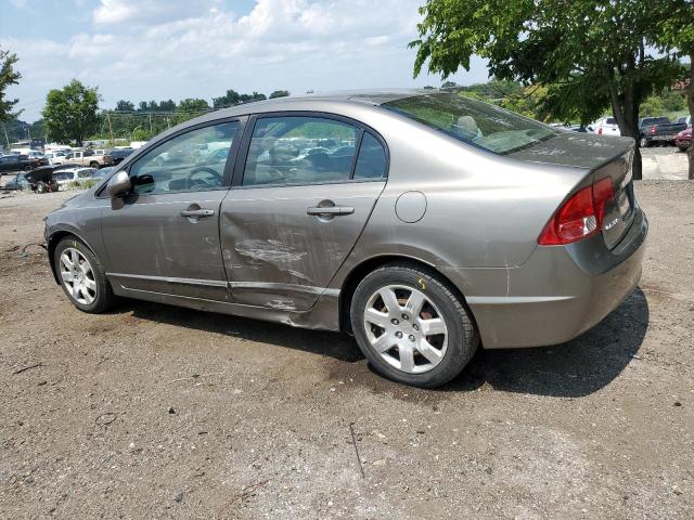 2HGFA16568H317998 - 2008 HONDA CIVIC LX GRAY photo 2