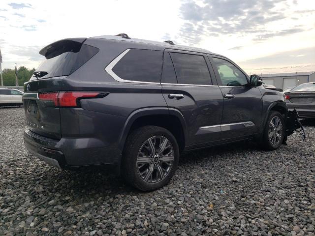 7SVAAABAXRX026838 - 2024 TOYOTA SEQUOIA SR5 Сұр фото 3