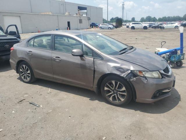 2HGFB2F90DH530901 - 2013 HONDA CIVIC EXL Qəhvəyi foto 4