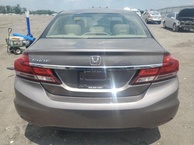 2HGFB2F90DH530901 - 2013 HONDA CIVIC EXL Qəhvəyi foto 6