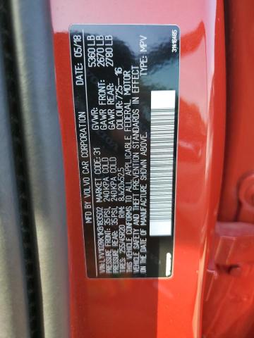 LYV102RK1KB183502 - 2019 VOLVO XC60 T5 RED photo 12
