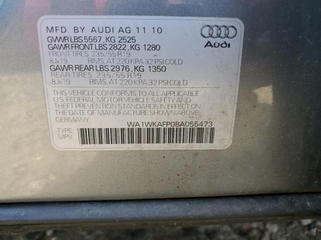 WA1WKAFP0BA055473 - 2011 AUDI Q5 PRESTIGE Gümüş foto 13