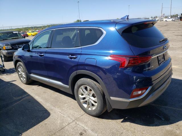 5NMS3CAD5LH239163 - 2020 HYUNDAI SANTA FE SEL BLUE photo 2