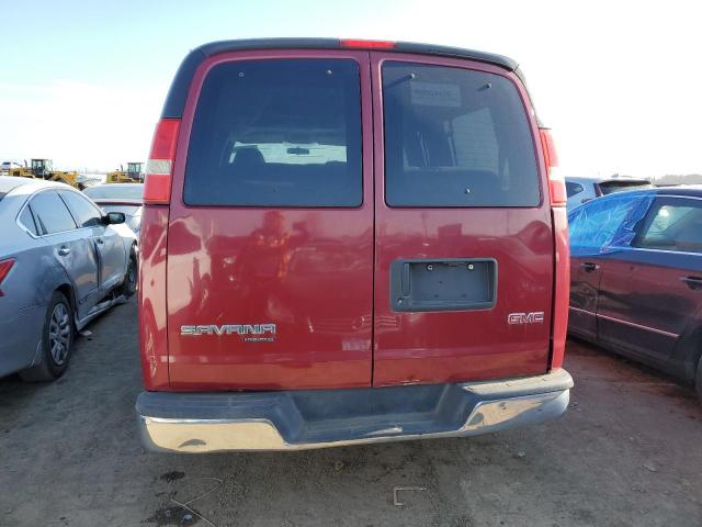 1GJHG35K781104123 - 2008 GMC SAVANA G35 BURGUNDY photo 6