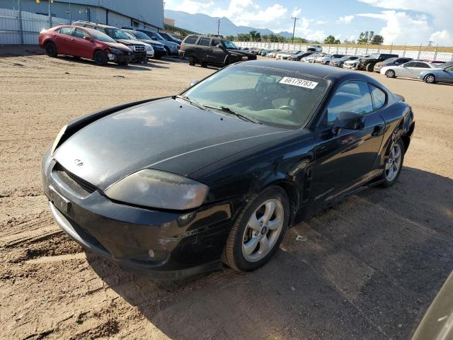 KMHHM65D56U222343 - 2006 HYUNDAI TIBURON GS BLACK photo 1