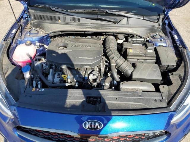 3KPF44ACXME397311 - 2021 KIA FORTE GT BLUE photo 11