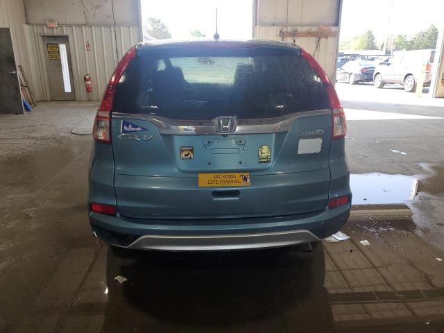 5J6RM4H52GL102325 - 2016 HONDA CR-V EX BLUE photo 6