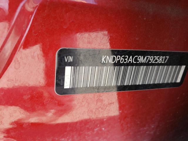 KNDP63AC9M7925817 - 2021 KIA SPORTAGE S RED photo 12