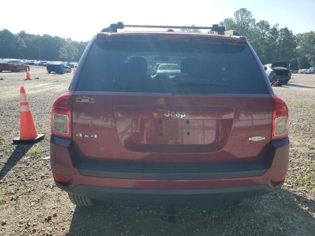 1C4NJDEB6DD165344 - 2013 JEEP COMPASS LATITUDE BURGUNDY photo 6