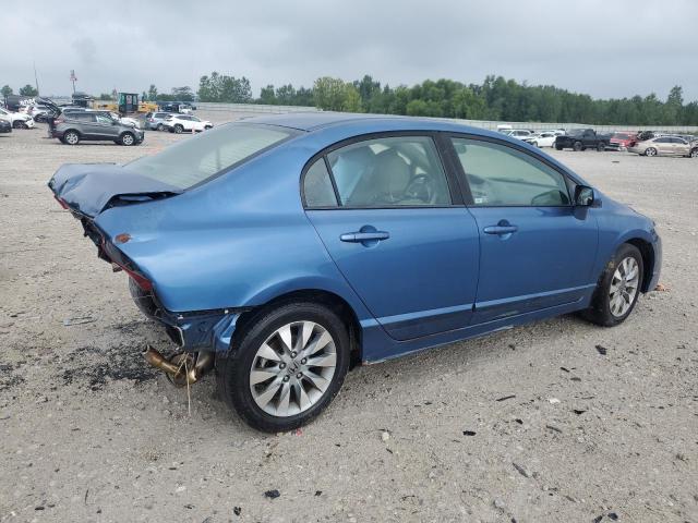 19XFA1F89AE014899 - 2010 HONDA CIVIC EX BLUE photo 3