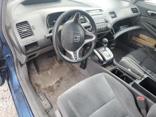 19XFA1F89AE014899 - 2010 HONDA CIVIC EX BLUE photo 8
