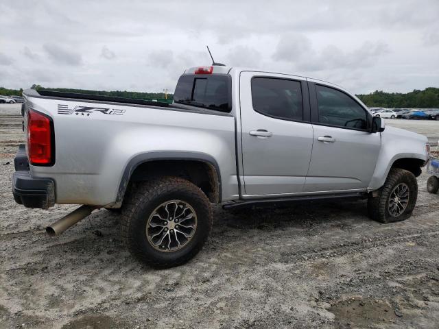 1GCPTEE14J1242192 - 2018 CHEVROLET COLORADO ZR2 SILVER photo 3