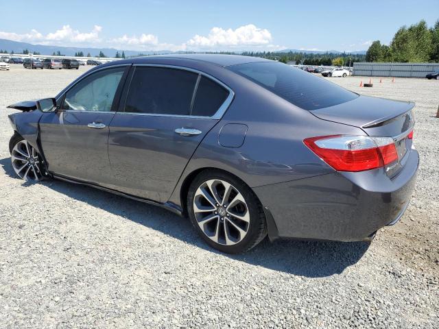 1HGCR2F50FA204321 - 2015 HONDA ACCORD SPORT Сұр фото 2