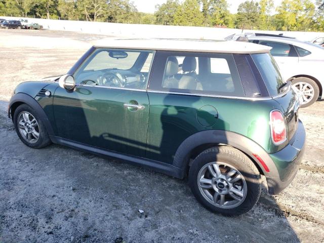 WMWSU3C56DT689162 - 2013 MINI COOPER GREEN photo 2