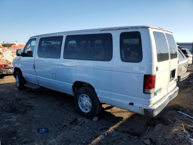 1FBSS31L87DA12109 - 2007 FORD ECONOLINE E350 SUPER DUTY WAGON WHITE photo 2