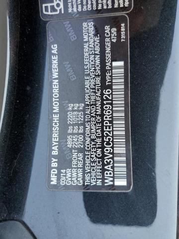 WBA3V9C52EPR69126 - 2014 BMW 428 XI BLACK photo 13