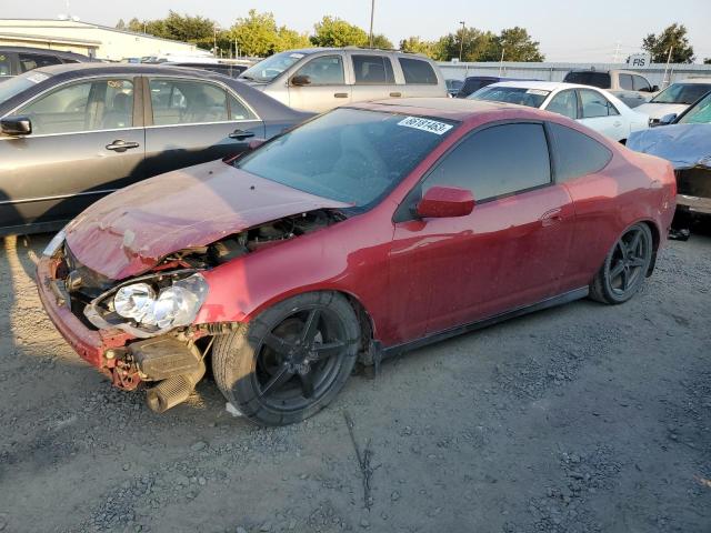 JH4DC53852C004035 - 2002 ACURA RSX RED photo 1