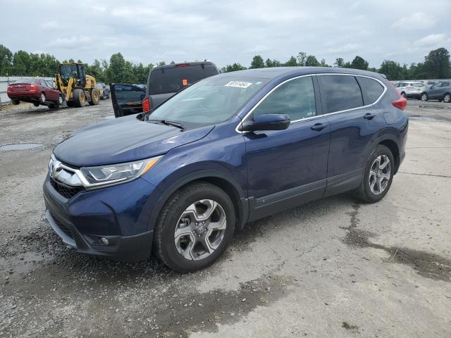 7FARW1H82KE018983 - 2019 HONDA CR-V EXL BLUE photo 1