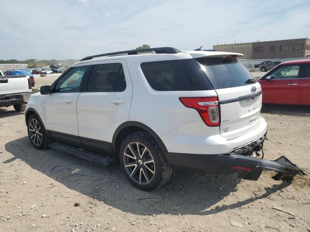 1FM5K8D84FGC61187 - 2015 FORD EXPLORER XLT WHITE photo 2