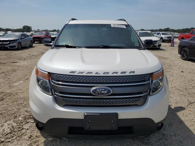 1FM5K8D84FGC61187 - 2015 FORD EXPLORER XLT WHITE photo 5