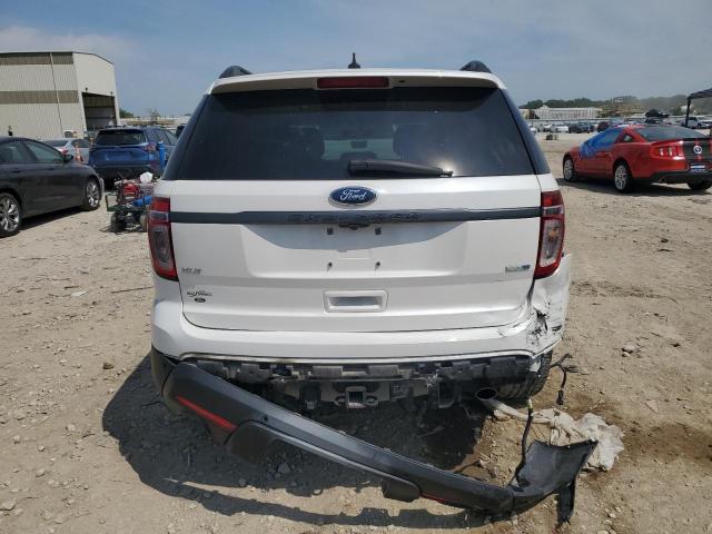1FM5K8D84FGC61187 - 2015 FORD EXPLORER XLT WHITE photo 6