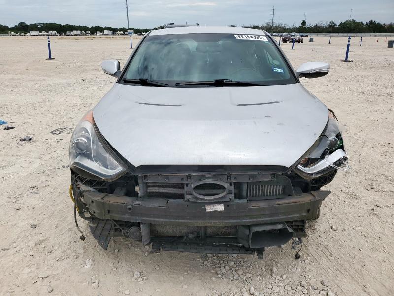 KMHTC6AE0DU153926 - 2013 HYUNDAI VELOSTER TURBO 银色 照片 5