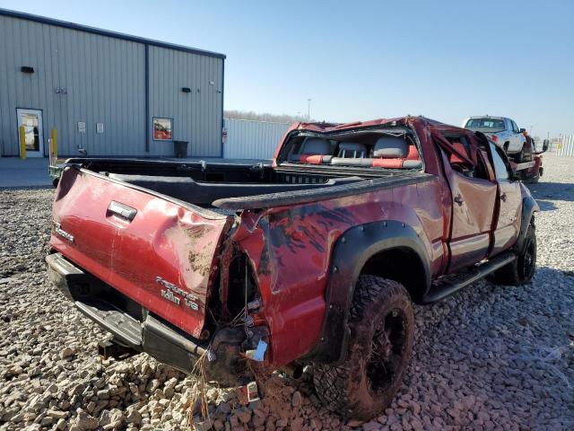 3TMKU72N68M016680 - 2008 TOYOTA TACOMA DOUBLE CAB PRERUNNER LONG BED RED photo 4