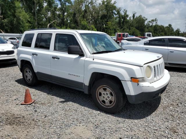 1C4NJPBA9CD642926 - 2012 JEEP PATRIOT SPORT WHITE photo 4