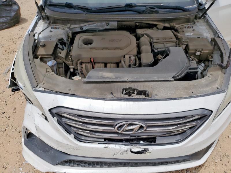 5NPE34AF2GH322885 - 2016 HYUNDAI SONATA SPORT WHITE photo 11