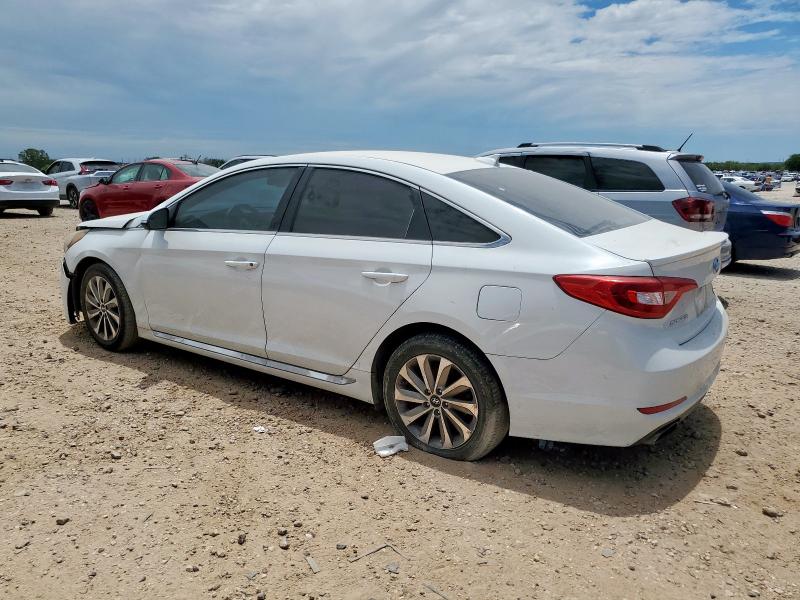 5NPE34AF2GH322885 - 2016 HYUNDAI SONATA SPORT WHITE photo 2