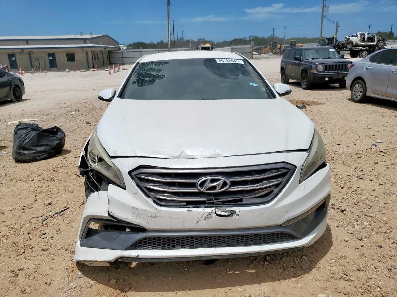 5NPE34AF2GH322885 - 2016 HYUNDAI SONATA SPORT WHITE photo 5