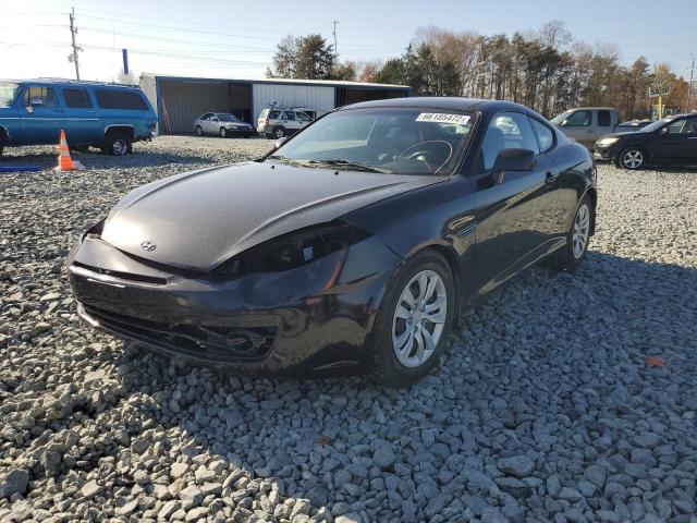 KMHHN66F78U292538 - 2008 HYUNDAI TIBURON GT BLACK photo 2