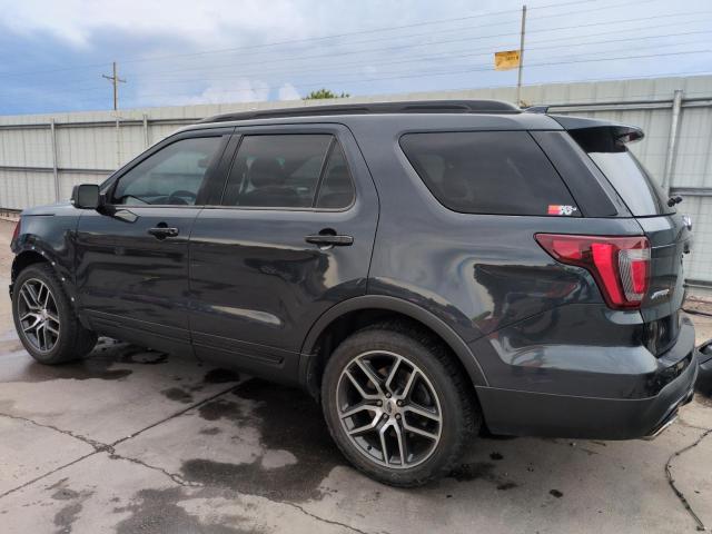1FM5K8GTXHGB57919 - 2017 FORD EXPLORER SPORT CHARCOAL photo 2