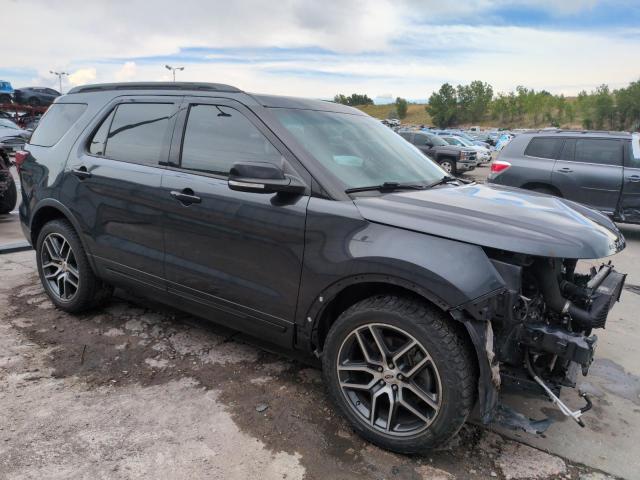 1FM5K8GTXHGB57919 - 2017 FORD EXPLORER SPORT CHARCOAL photo 4