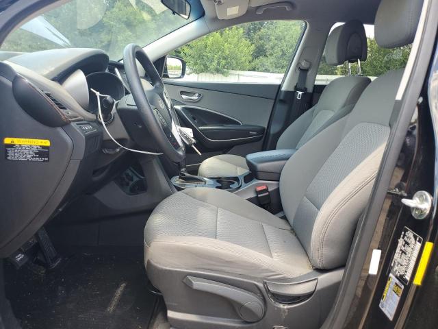 5XYZT3LB4HG382066 - 2017 HYUNDAI SANTA FE S BLACK photo 7