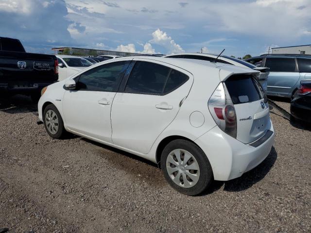 JTDKDTB35D1537369 - 2013 TOYOTA PRIUS C WHITE photo 2