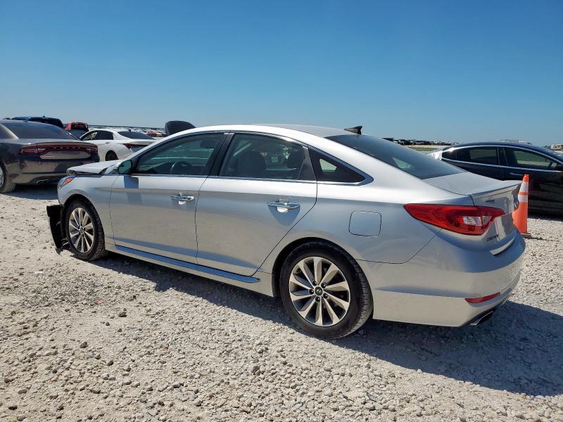 5NPE34AF1HH587864 - 2017 HYUNDAI SONATA SPORT SILVER photo 2