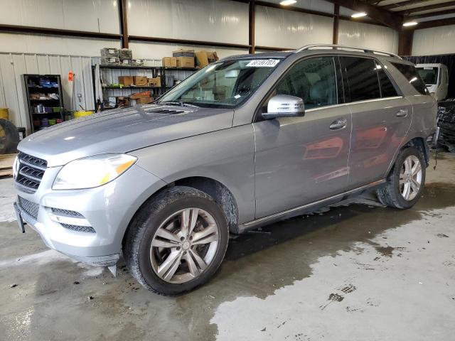 4JGDA5HB1EA306106 - 2014 MERCEDES-BENZ ML 350 4MATIC GRAY photo 1