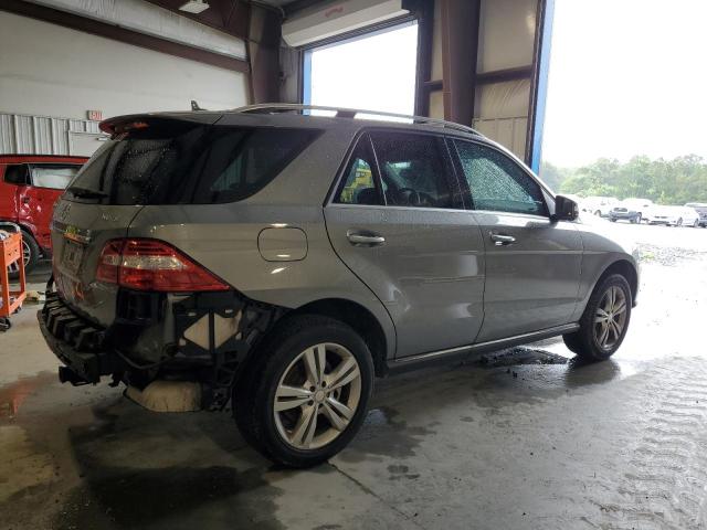 4JGDA5HB1EA306106 - 2014 MERCEDES-BENZ ML 350 4MATIC GRAY photo 3