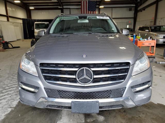 4JGDA5HB1EA306106 - 2014 MERCEDES-BENZ ML 350 4MATIC GRAY photo 5